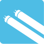 Fluorescent tubes can be straight, U-shaped or circular